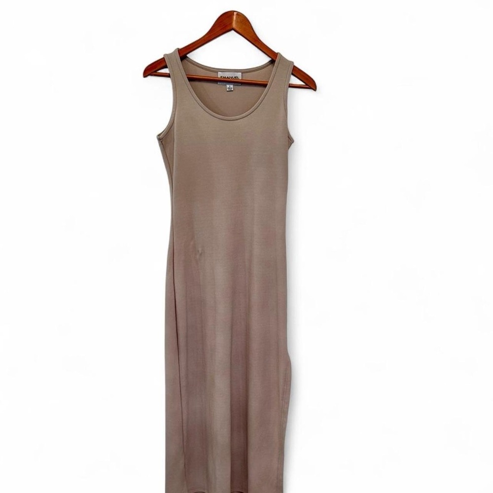 Vintage Emanuel Ungaro Taupe Maxi Dress